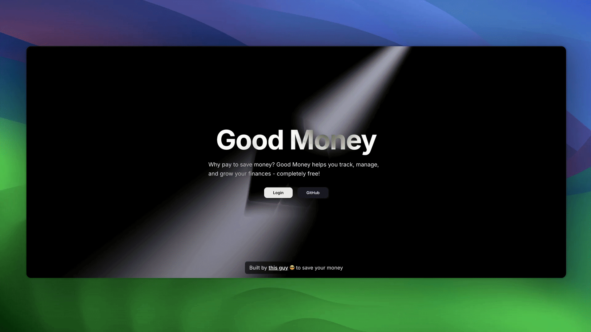 Goodmoney AI
